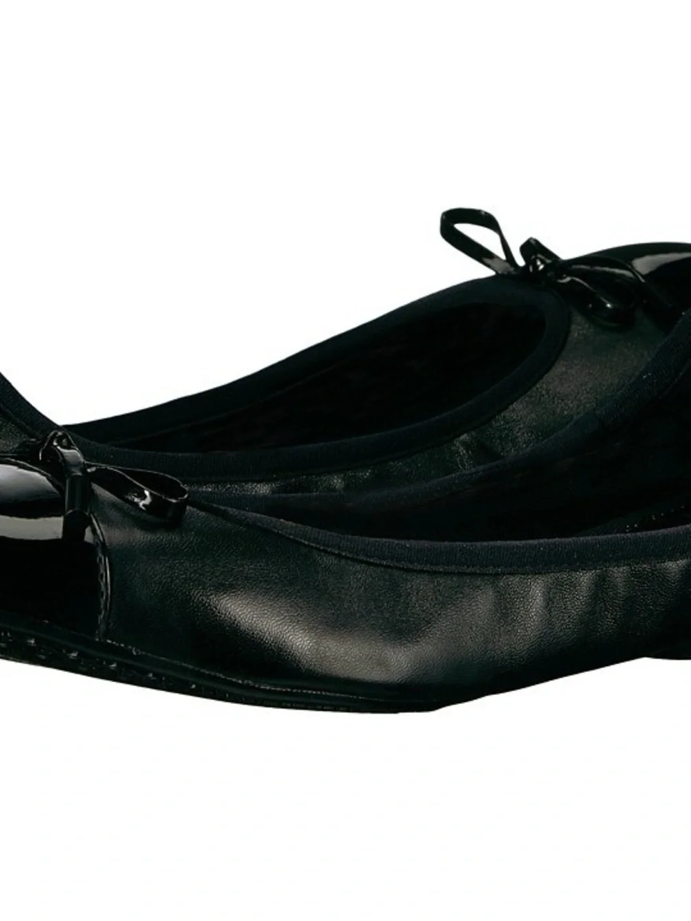 Michael Kors Black Cap Toe City Ballet Flats Fits US 7.5-8